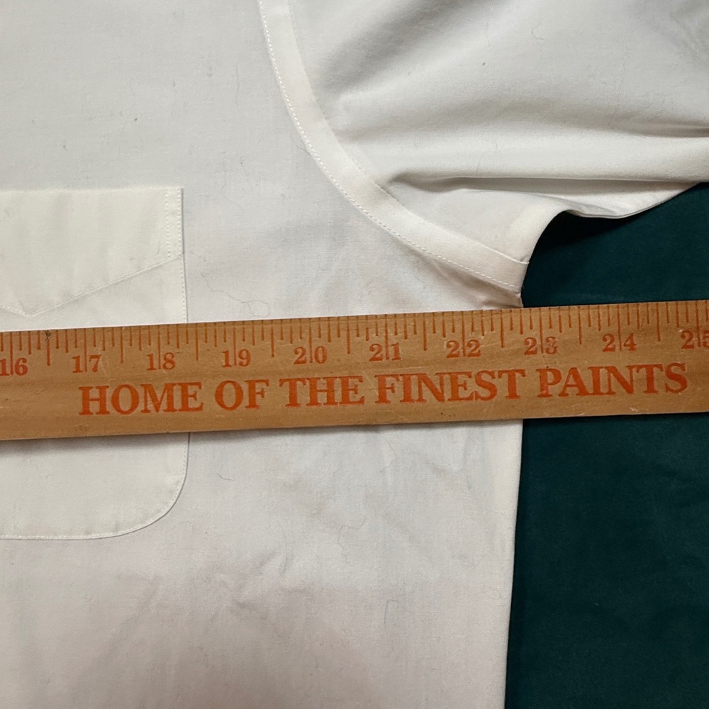 Brooks Brothers Mens Long Sleeve Dress Shirts Pink Stripe + White 16 1/2-2/3 - Picture 4 of 16